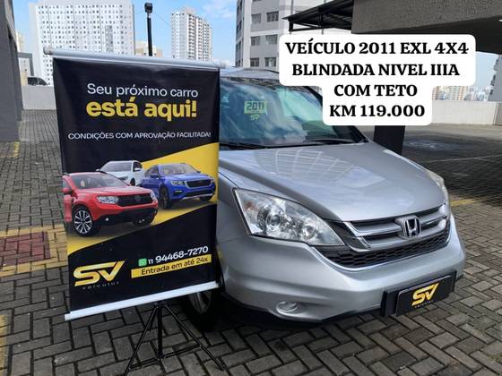 HONDA CRV 2.0 EXL 4X4 16V GASOLINA 4P AUTOMÁTICO HONDA CRV 2.0 EXL 4X4 16V GASOLINA 4P AUTOMÁTICO